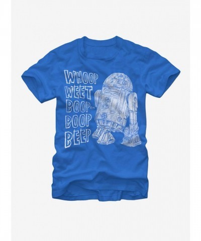 Star Wars R2-D2 Wisdom Quote T-Shirt - Unisex Grey