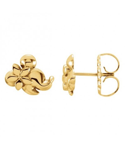 Minnie Mouse Gold Earrings - Inspired by Aulani, A Disney Resort & Spa