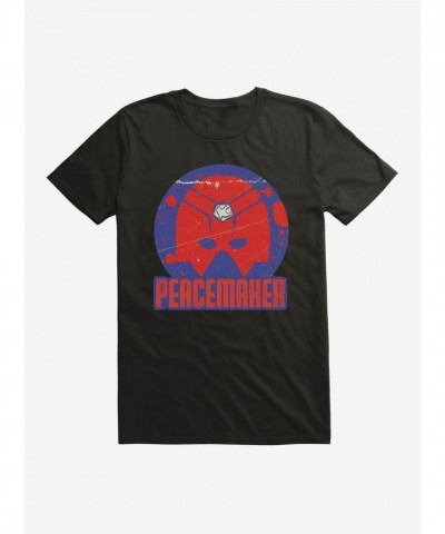 DC Comics Men's Peacemaker Emblem Cotton T-Shirt