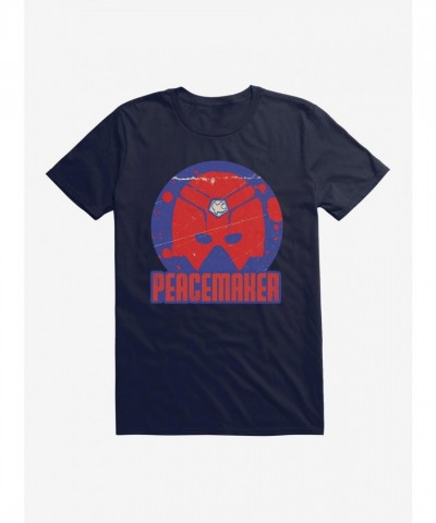 DC Comics Men's Peacemaker Emblem Cotton T-Shirt