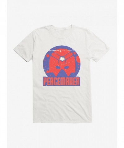 DC Comics Men's Peacemaker Emblem Cotton T-Shirt