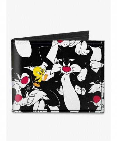 Looney Tunes Sylvester & Tweety Men's High-Density Canvas Wallet