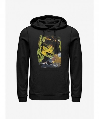Disney Maleficent Hoodie for Men - Black and Comfortable Poster Design