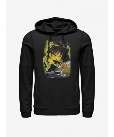 Disney Maleficent Hoodie for Men - Black and Comfortable Poster Design