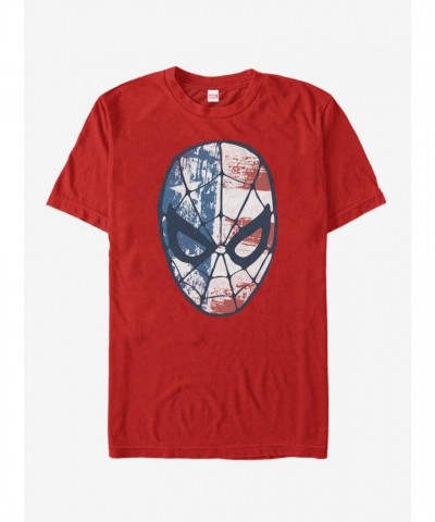 Marvel Red Spidey Americana T-Shirt for Men