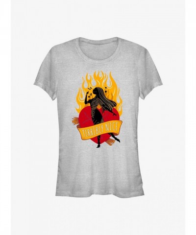 Disney Nightmare Before Christmas Terribly Nice Girls T-Shirt - Grey