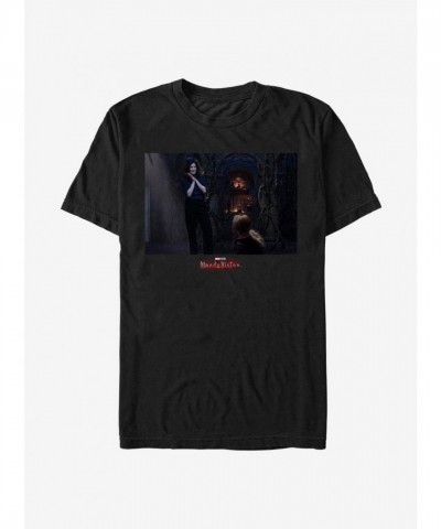 Marvel Agnes Eyes T-Shirt for Men - Black Comfortable Cotton