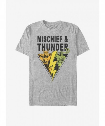 Marvel Heroes Thor Loki Graphic Tee - Grey Men's Size