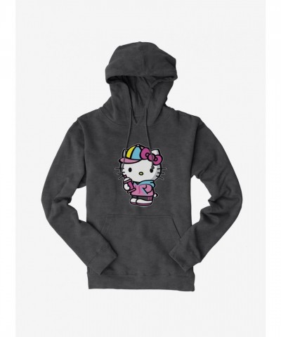 Hello Kitty Hoodie Spray Can Print for Men