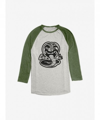 Cobra Kai Lightweight Snake Logo Men's Raglan