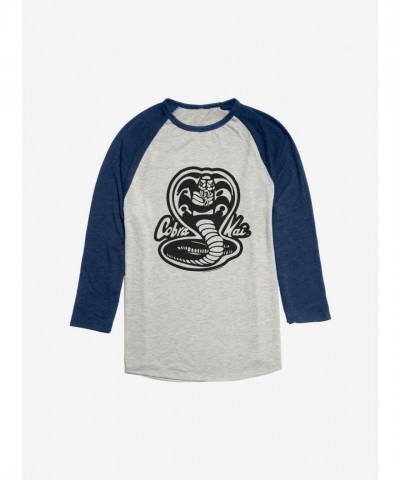Cobra Kai Lightweight Snake Logo Men's Raglan