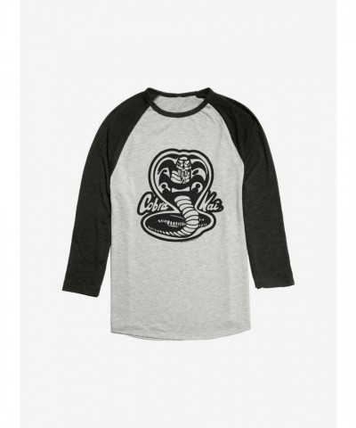 Cobra Kai Lightweight Snake Logo Men's Raglan