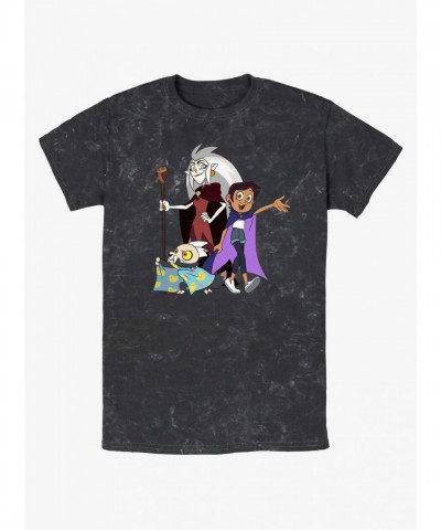 Disney Eda Clawthorne, Luz Noceda, and King Mineral Graphic Tee - Unisex Multi