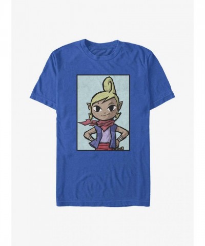 The Legend of Zelda Tetra Face Unisex T-Shirt - Blue