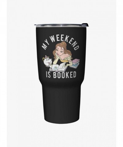 Disney Belle Travel Mug from Beauty and the Beast - Black 27oz Stainless Steel