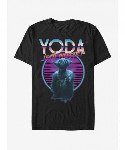 Star Wars Classic Yoda T-Shirt - Black Men's