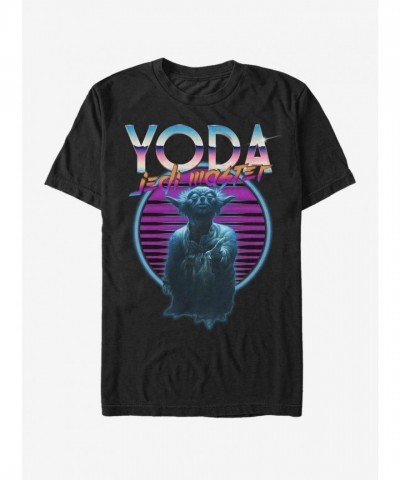 Star Wars Classic Yoda T-Shirt - Black Men's