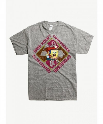 SpongeBob SquarePants Unisex Cotton T-Shirt - Grey