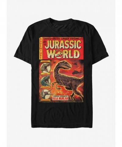 Jurassic World Dino Adventure T-Shirt - Men's Black