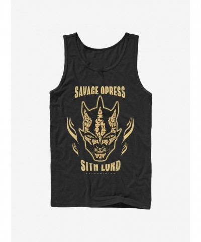 Star Wars Clone Wars Dathomirian Savage Tank Top - Men's Black