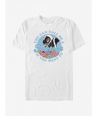 Disney Bambi Flower T-Shirt for Men - White
