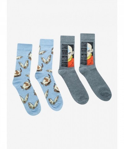 Avatar Air Nomads Adventure Crew Socks - Unisex Set of 2