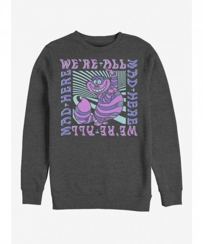 Disney's Classic Mad Hatter Adventure Grey Sweatshirt for Men