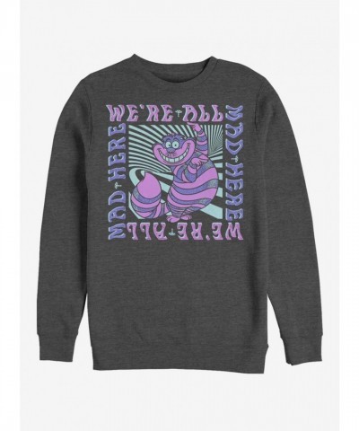 Disney's Classic Mad Hatter Adventure Grey Sweatshirt for Men