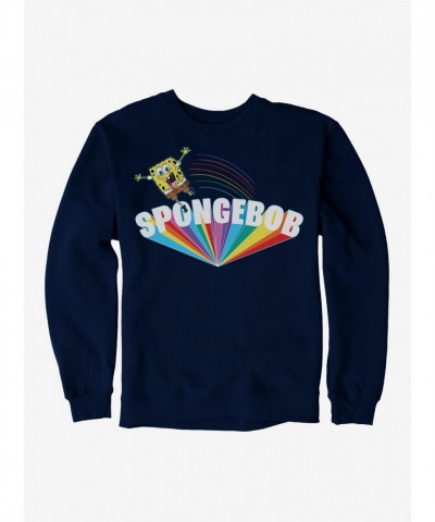 SpongeBob SquarePants Big Text Rainbow Unisex Sweatshirt
