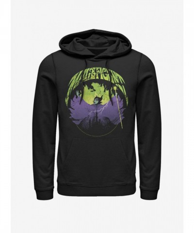 Disney Maleficent Hoodie for Men - Black Rock Design