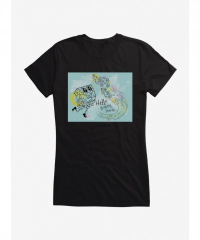 SpongeBob SquarePants Floating Friends Lightweight Tee for Girls
