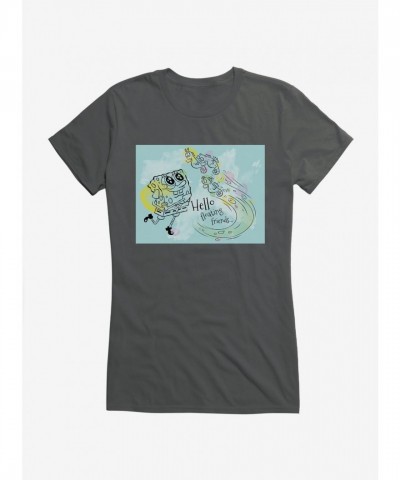 SpongeBob SquarePants Floating Friends Lightweight Tee for Girls