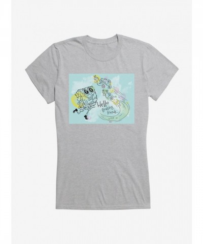 SpongeBob SquarePants Floating Friends Lightweight Tee for Girls