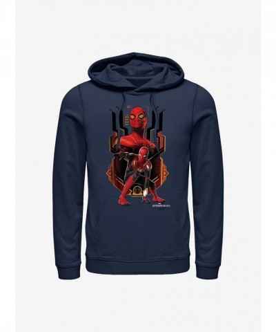 Marvel No Way Home Spider-Man Integrated Suit Hoodie - Men's Blue