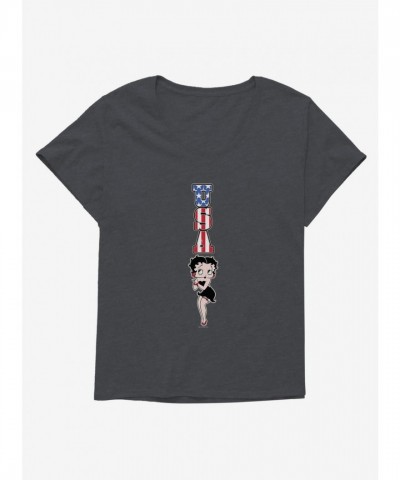 Betty Boop Plus Size Americana Tee for Girls
