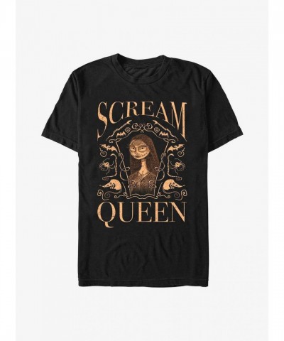 Disney Nightmare Before Christmas Soft Mens Sally T-Shirt - Black