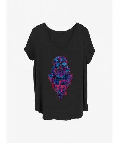 Star Wars Darth Vader Tee for Girls - Plus Size Black