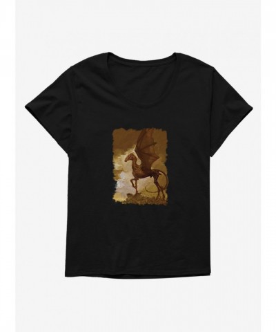 Harry Potter Thestral Art Comfortable Plus Size Tee for Girls
