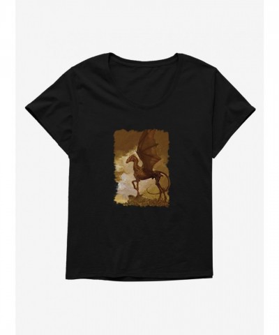 Harry Potter Thestral Art Comfortable Plus Size Tee for Girls