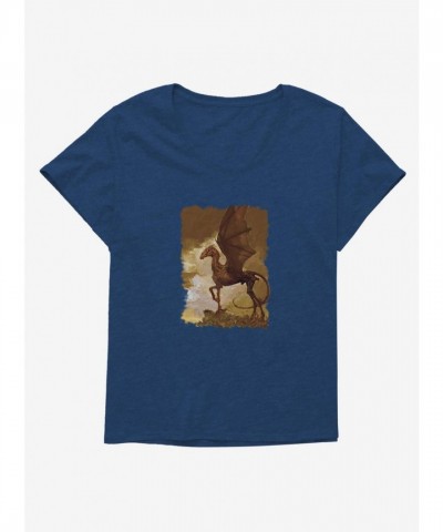 Harry Potter Thestral Art Comfortable Plus Size Tee for Girls