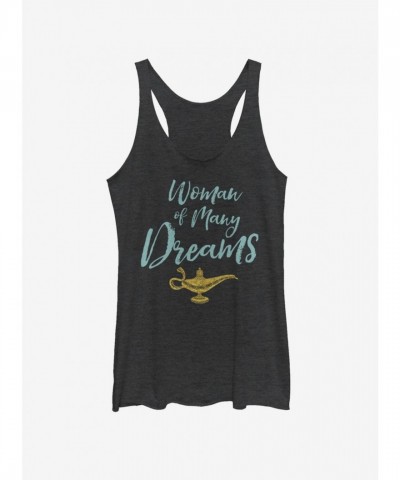 Disney 2019 Black Woman of Many Dreams Cursive Tank Top for Girls