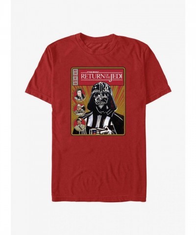 Star Wars 40th Anniversary Darth Vader Red T-Shirt - Lightweight Men's Cotton