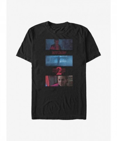 Stranger Things Graphic Novel Tee - Men's Black