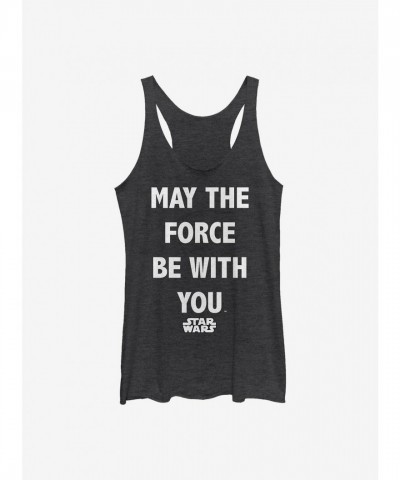 Star Wars Inspired Girls Black Tank Top