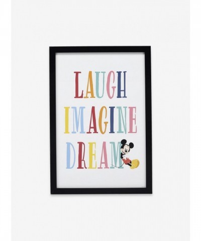 Disney's Colorful Mickey Mouse Frame Wall Decor for Kids