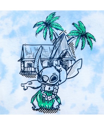 Stitch Hula Dance Tie-Dye T-Shirt for Girls – Soft and Sensory Friendly