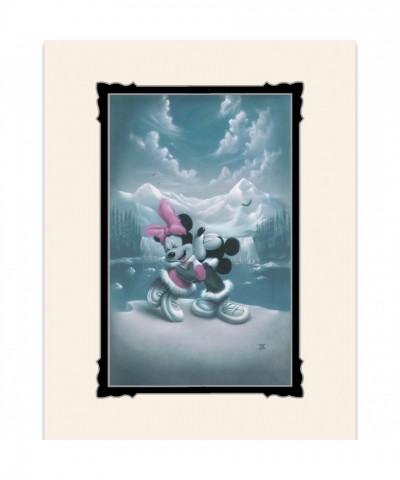 Mickey and Minnie Mouse Alaska Adventure Deluxe Print by Noah