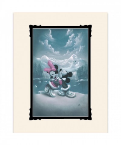 Mickey and Minnie Mouse Alaska Adventure Deluxe Print by Noah