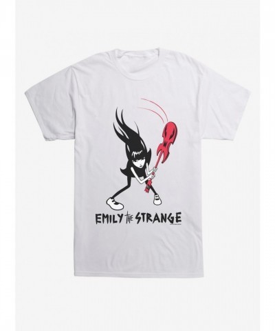 Emily Strange Guitar Tee - Lightweight Men's Cotton Slam Shirt