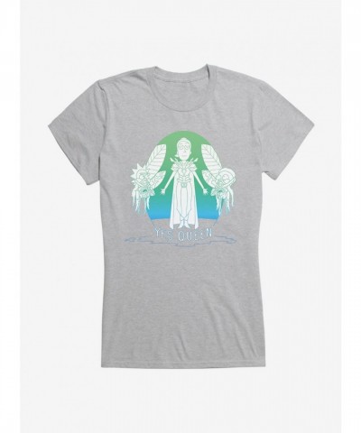 Rick And Morty Yes Queen Junior Girls Cotton T-Shirt